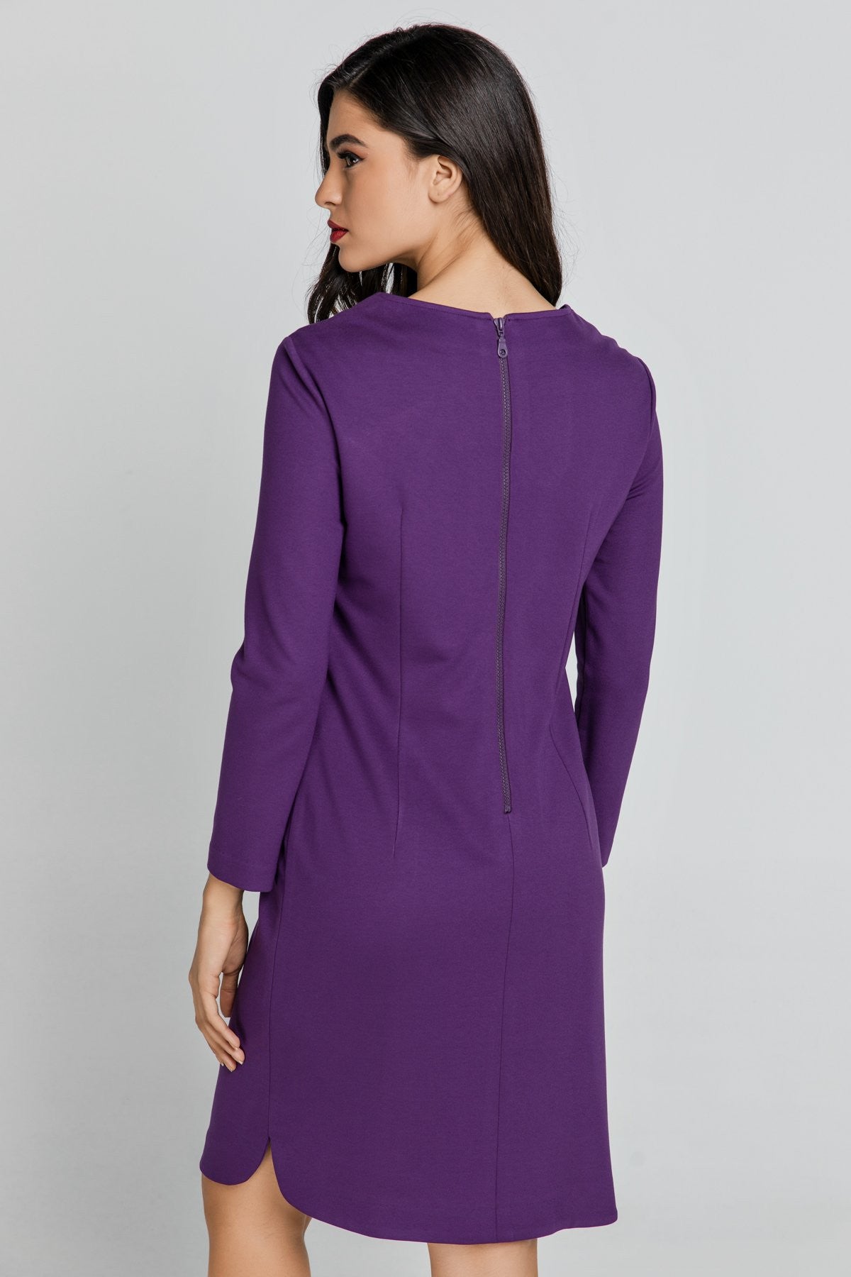 Mauve Sack Dress by Conquista-3