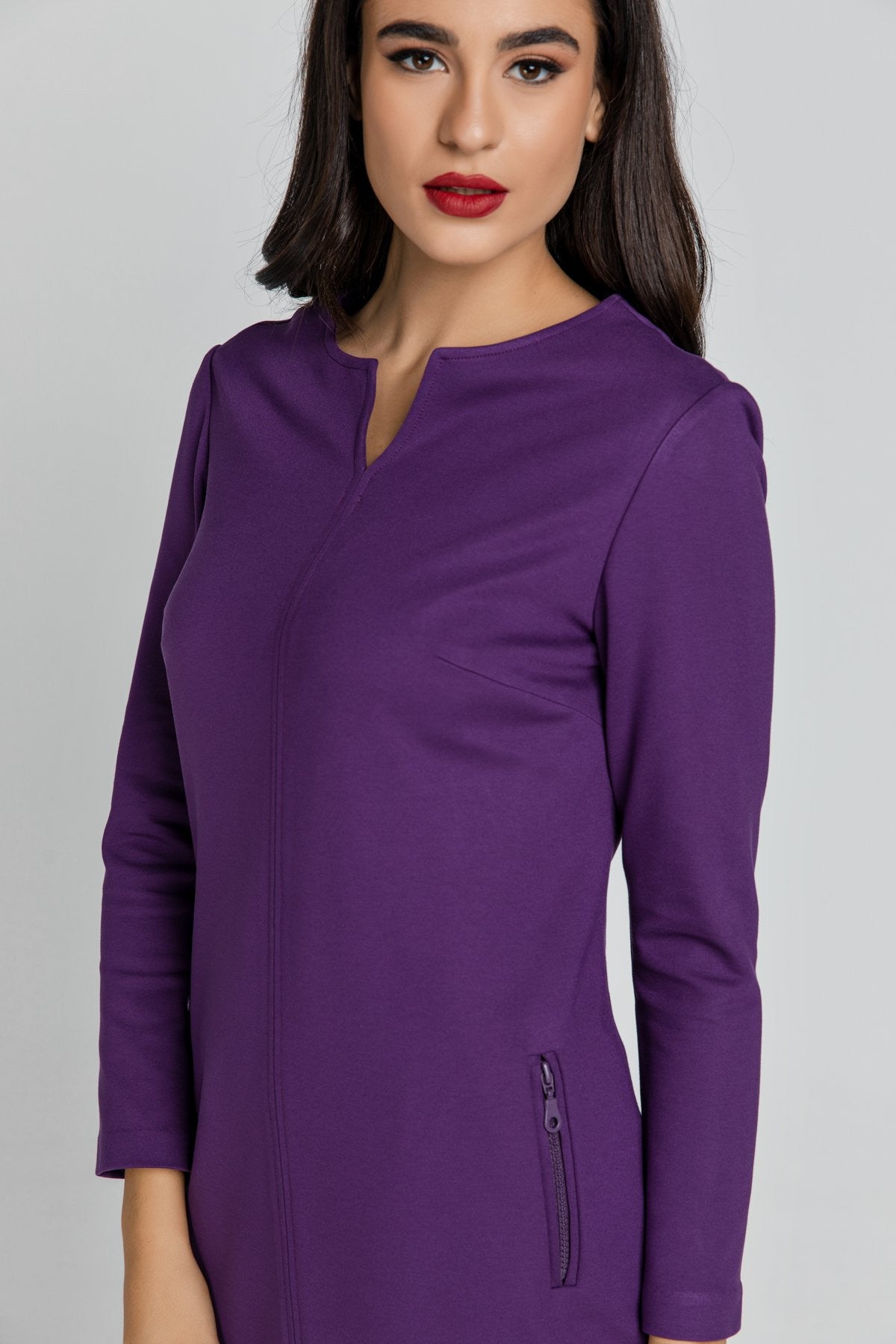 Mauve Sack Dress by Conquista-4